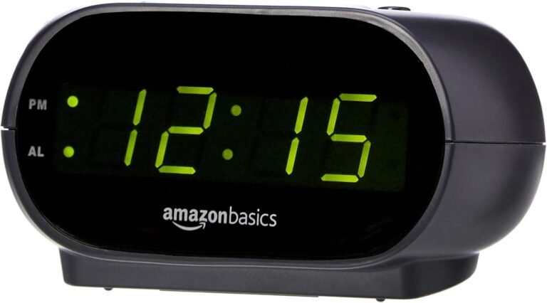 Digital Oval Alarm Clock