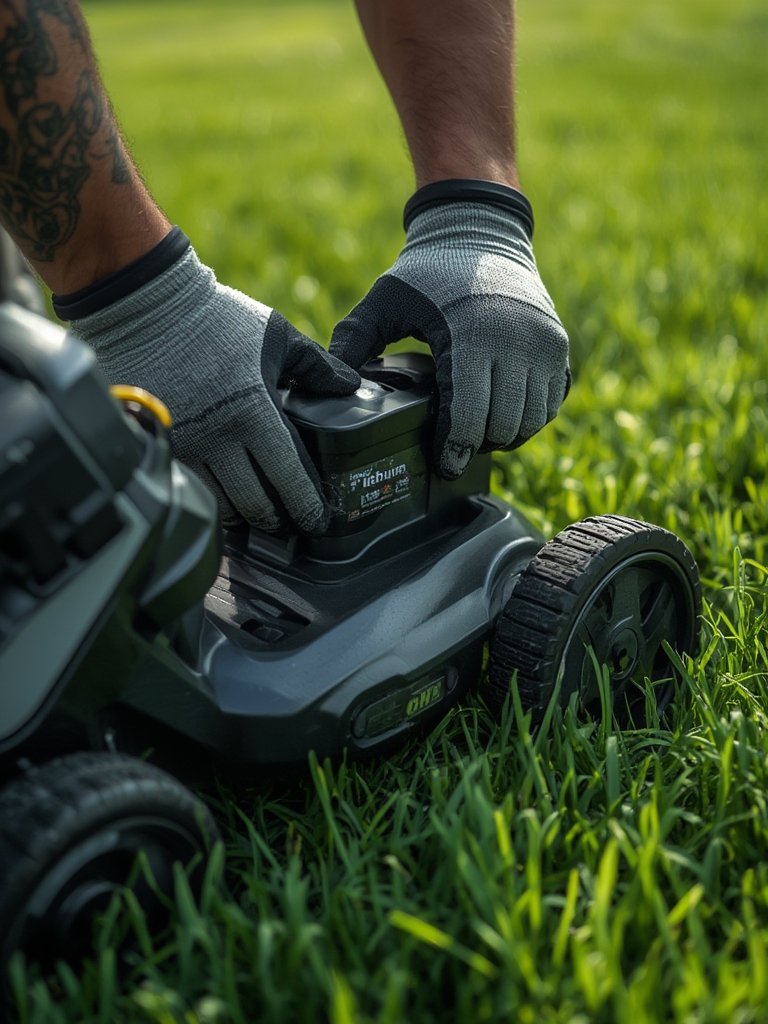 battery powered lawn equipment - Illustration 2