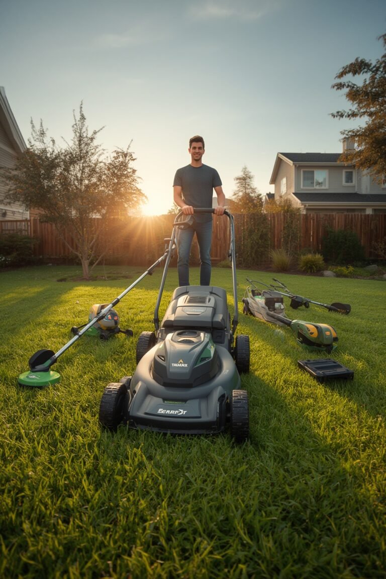 battery powered lawn equipment