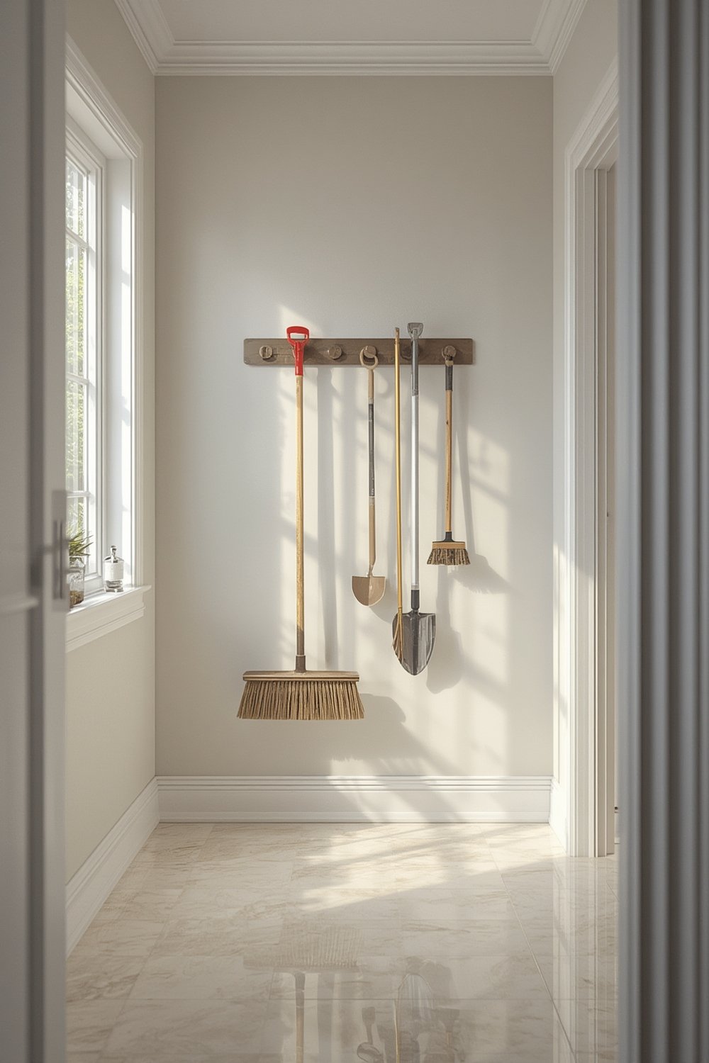 broom holder product view