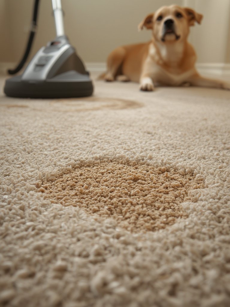 carpet cleaner removing pet stains with Bissell PET PRO OXY formula
