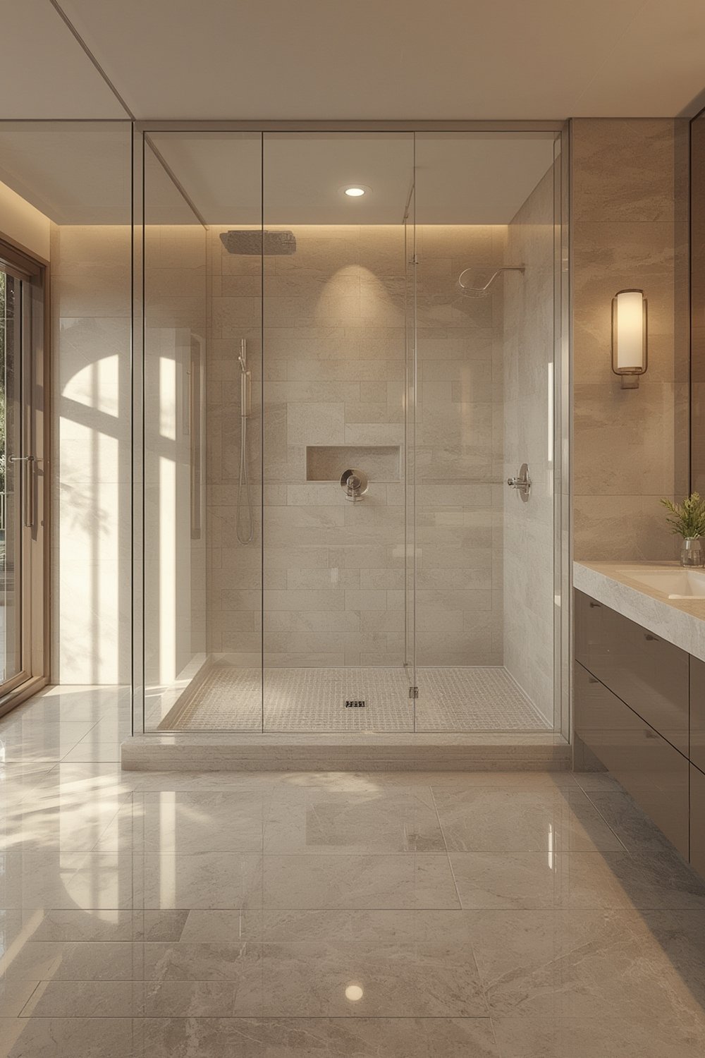 curbless shower installation - Illustration 1