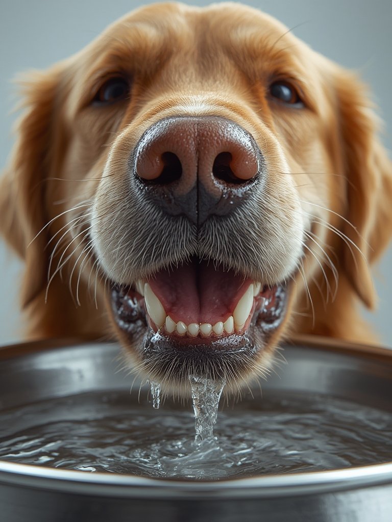 dog mouthwash in action