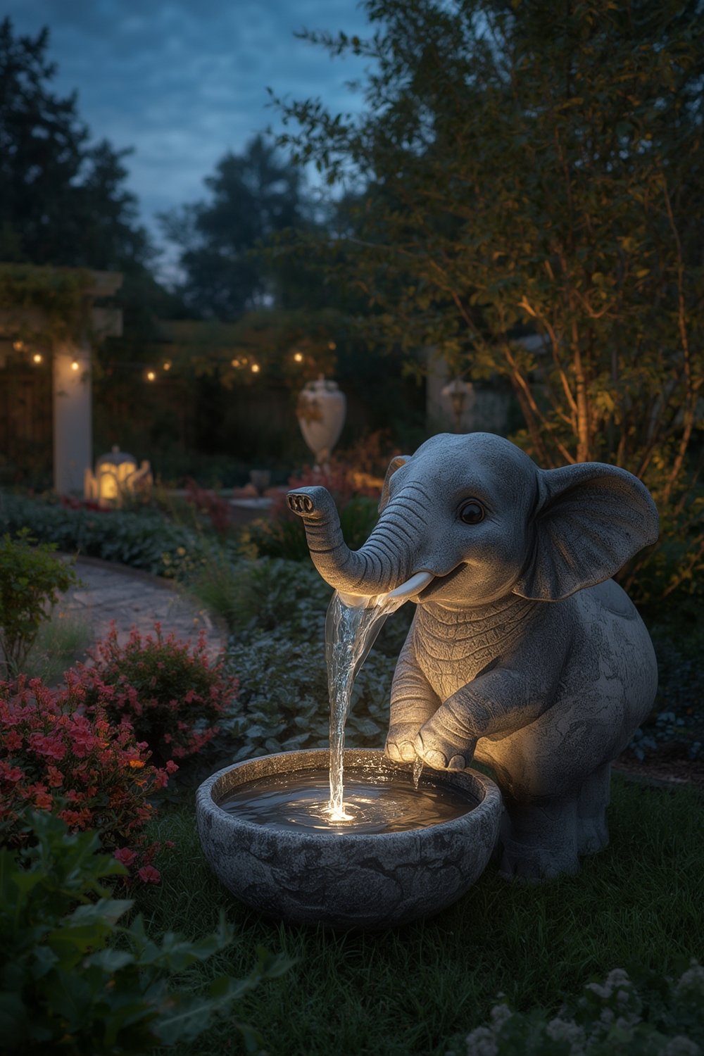 elephant statue product view