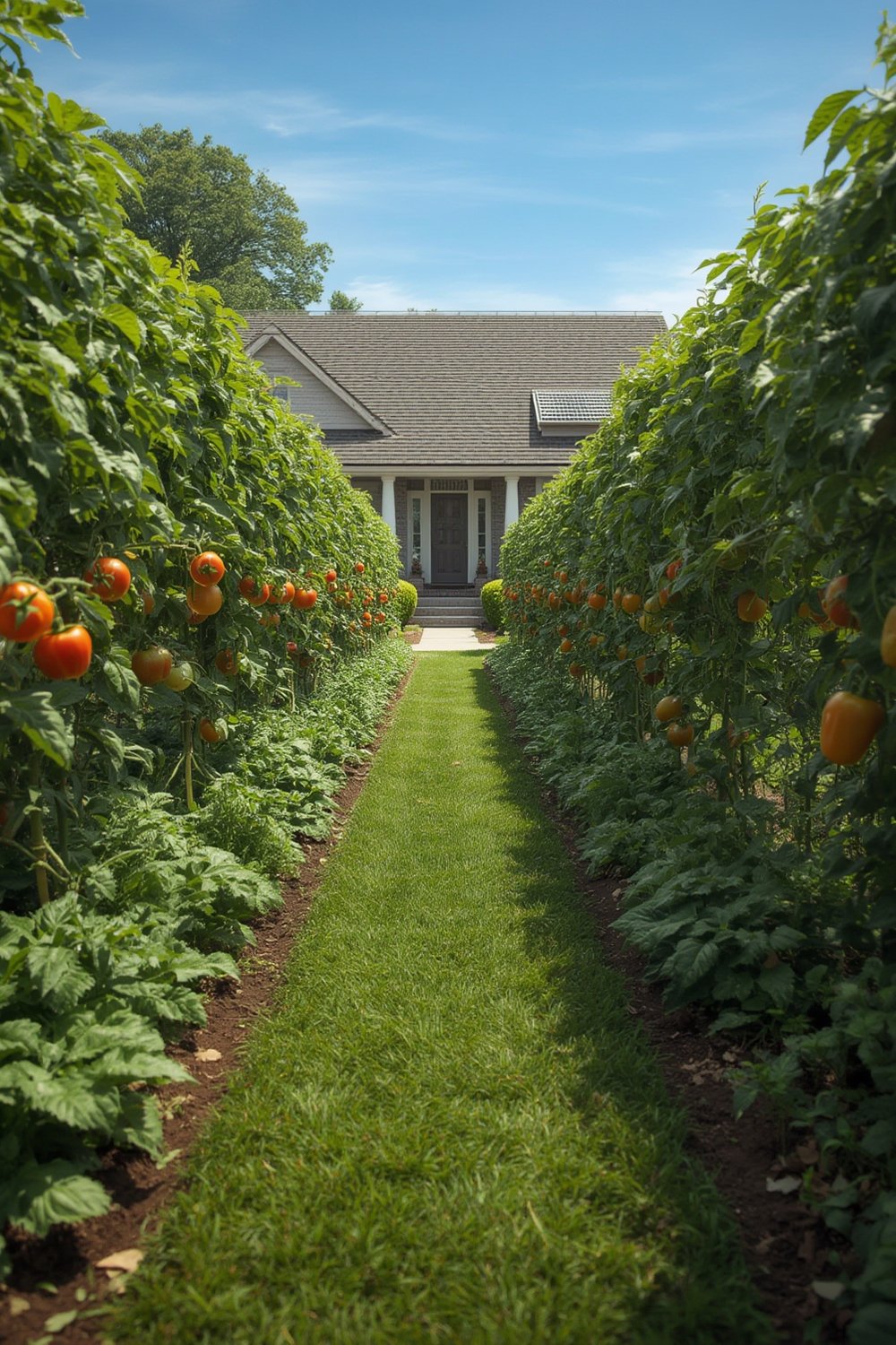 front yard vegetable garden - Illustration 1