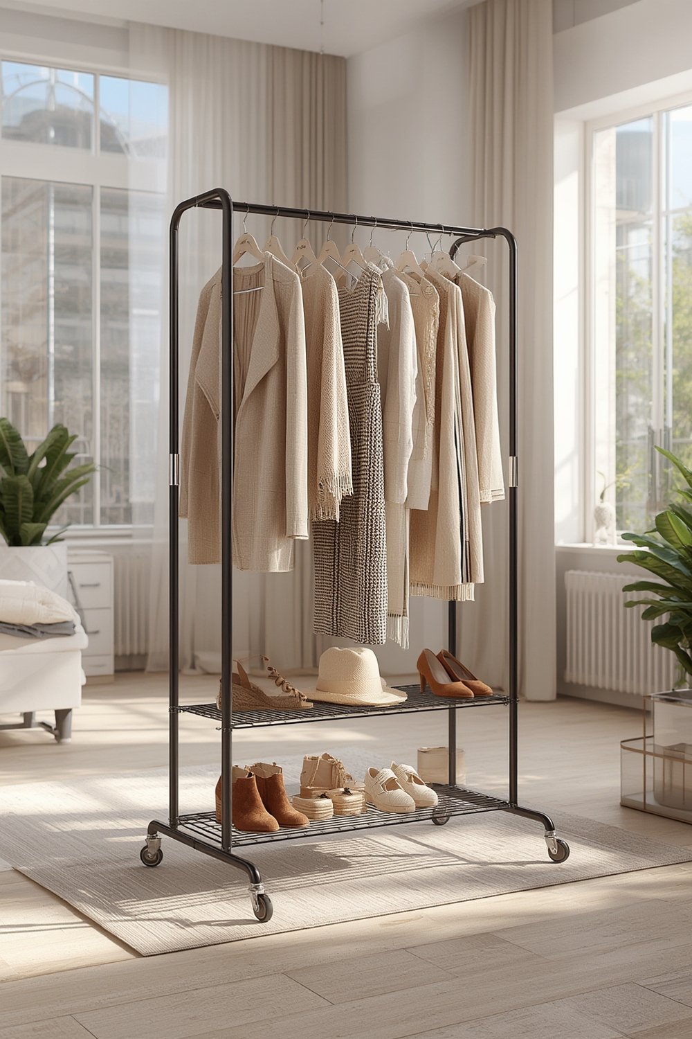 garment rack product view