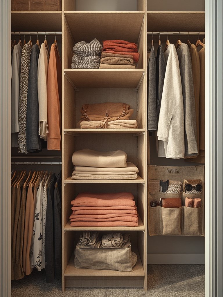 closet organizer in action