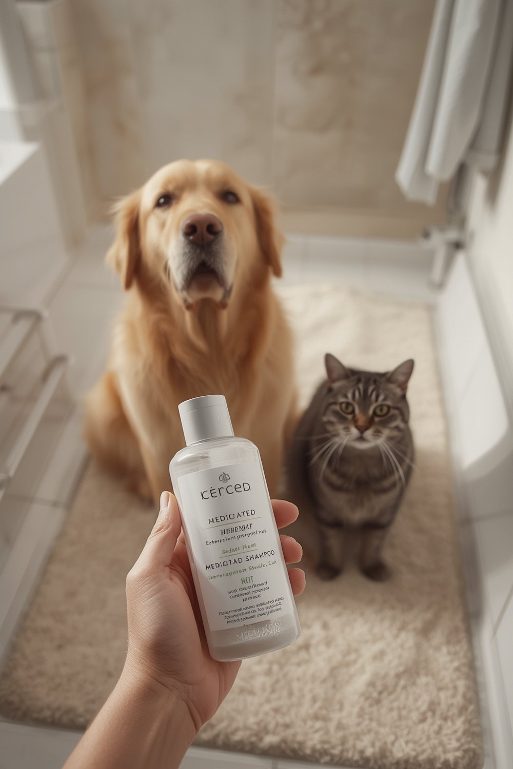 medicated shampoo product view