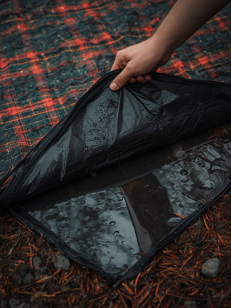 picnic blanket in action