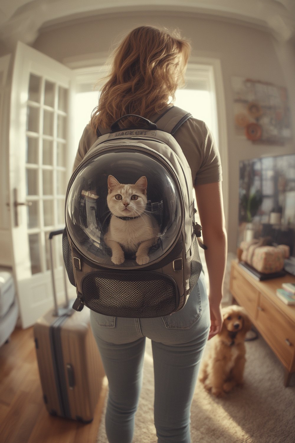 pet backpack product view
