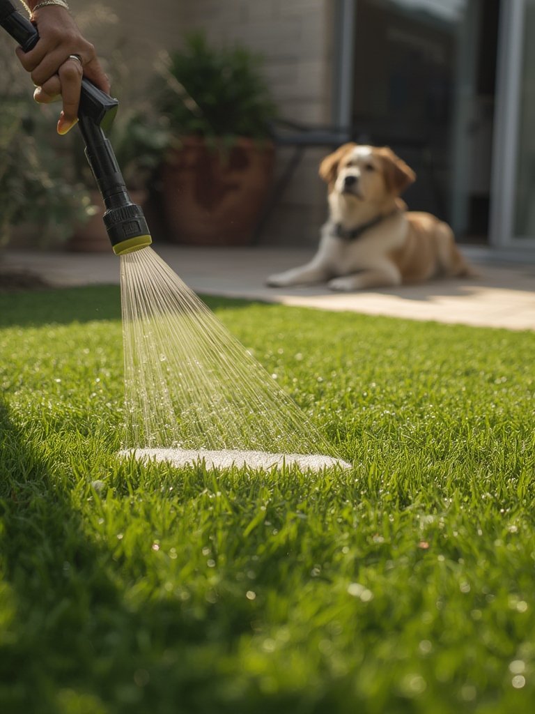 outdoor deodorizer in action