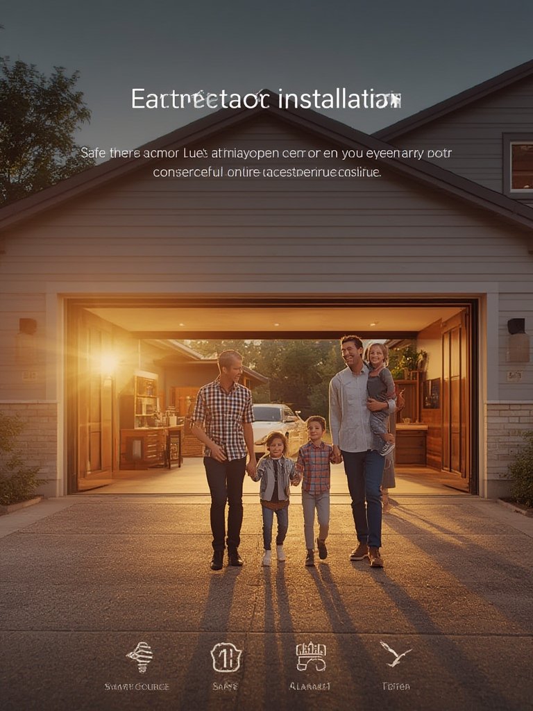 smart garage door opener - Illustration 3