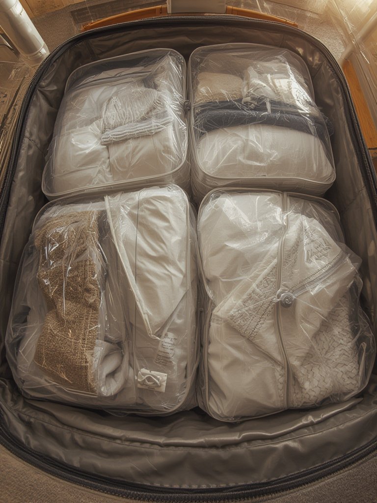 vacuum bags in action