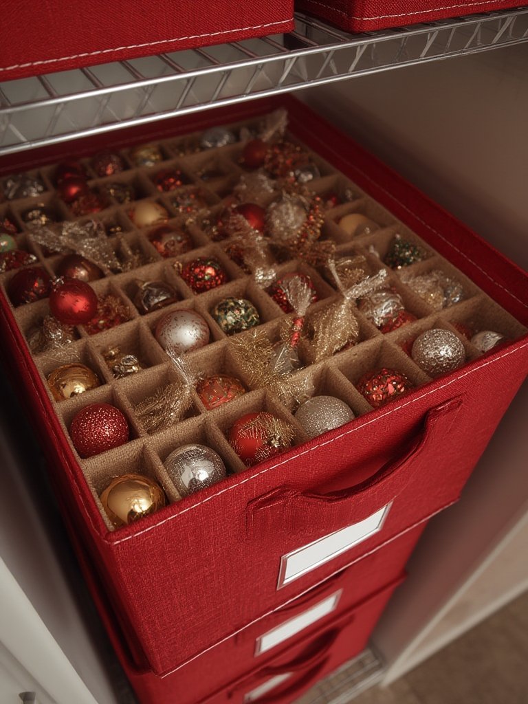 ornament storage in action