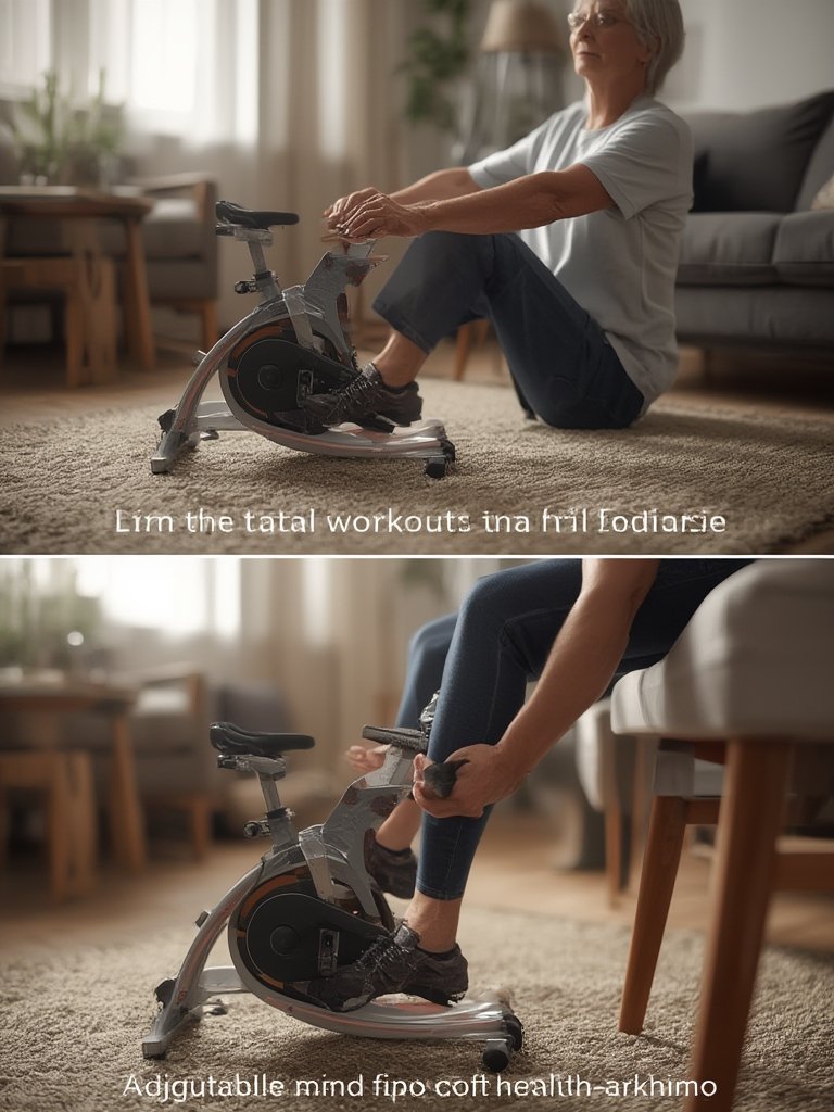 pedal exerciser in action