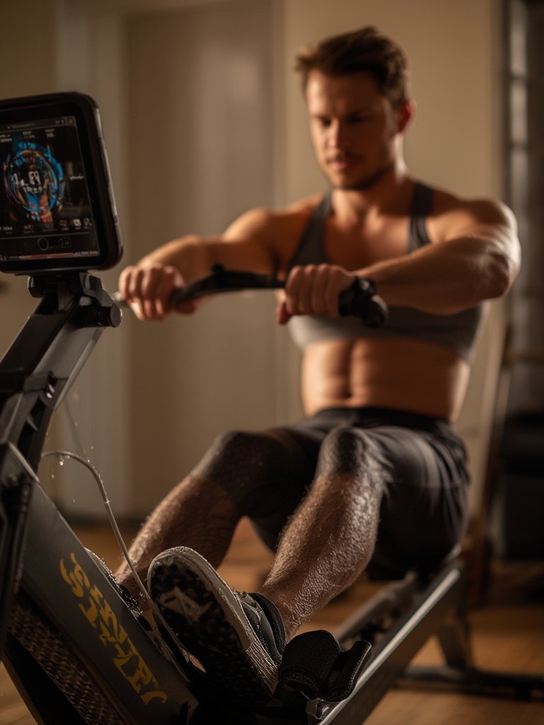Rowing Machine: 7 Ultimate Secrets For Amazing 2026 Workouts 2 rowing machine in action