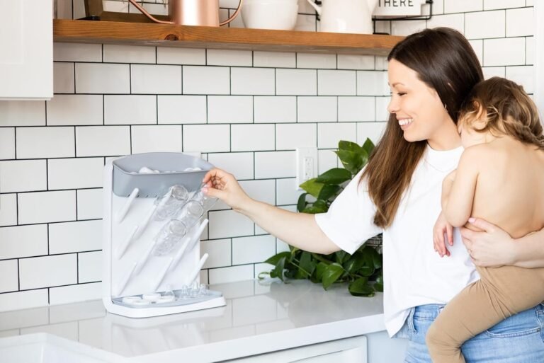 Baby Bottle Rack: 2026 Ultimate Guide for Space-Saving Countertop Bottle Dryer with Tray, Baby Bottle Organizer for Pump Parts, Pacifiers & Accessories, Dishwasher Safe, Gray 3 61d29oFliAL. AC SL1500 Fitter Picks