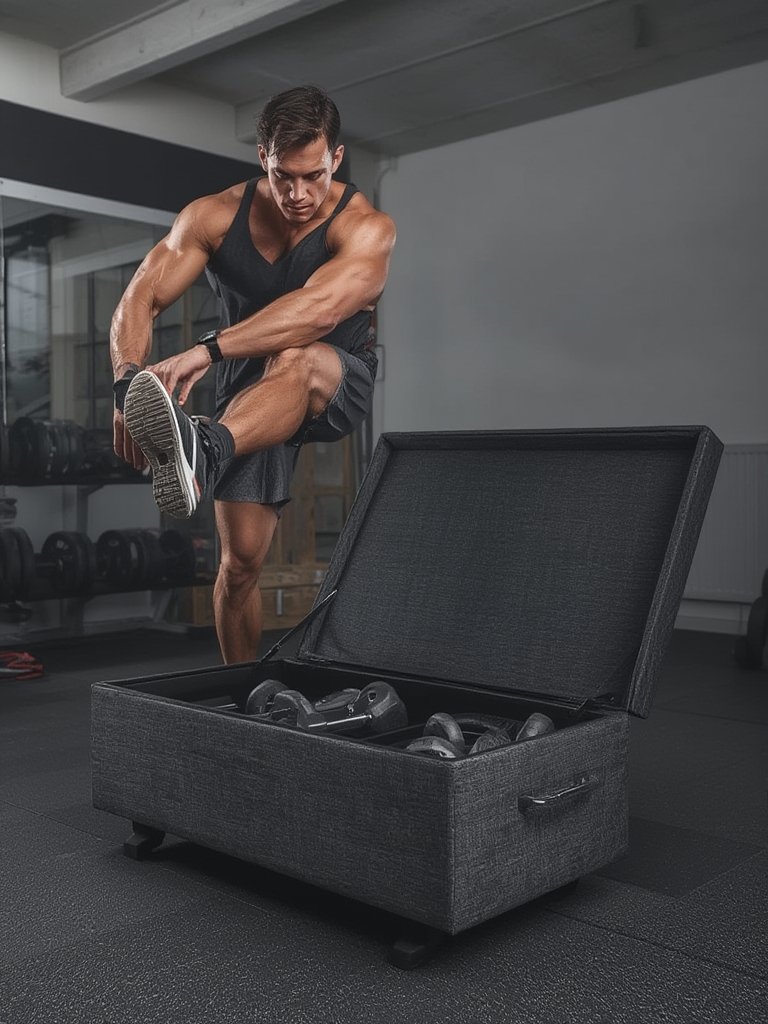 Folding Ottoman: The Ultimate 2026 Guide To Best Storage Benches 2 folding ottoman in action