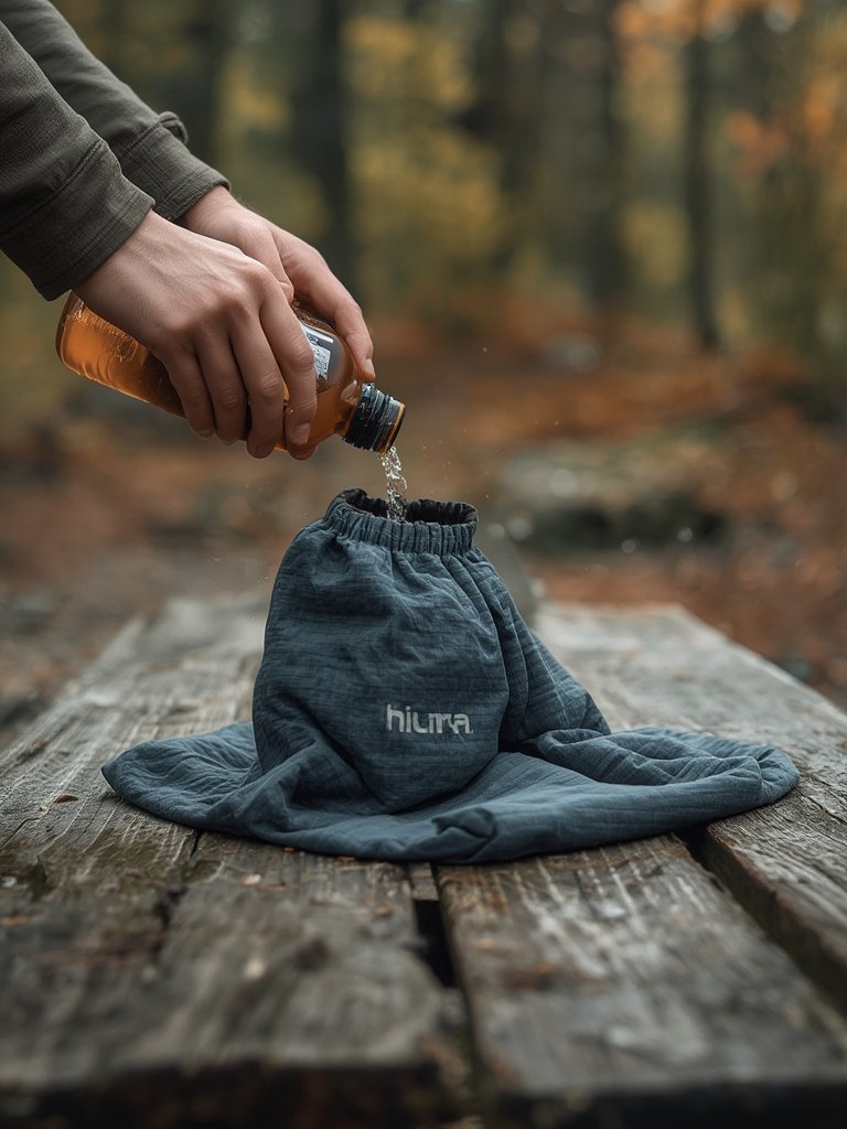 compressed hiking towel