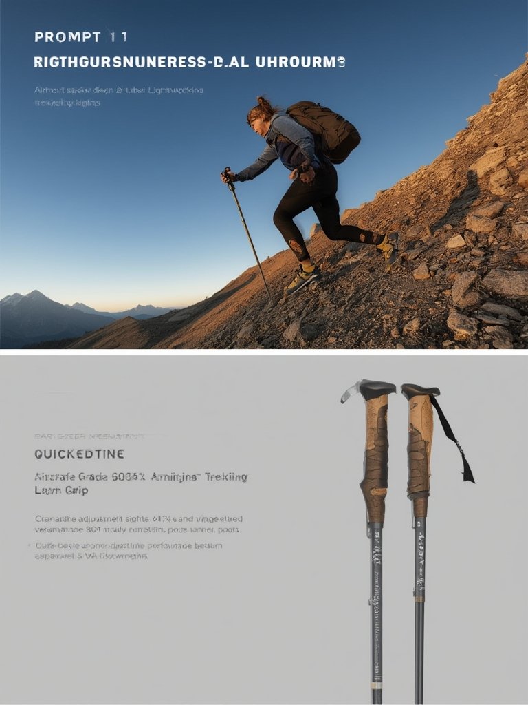 Trekking Poles: 7 Best Picks for Easy Mountain Hiking Adventures 2 Cascade Mountain Tech Lightweight Aircraft-Grade Aluminum Trekking Poles with Extended Down Grip Plus Tip Kit in action