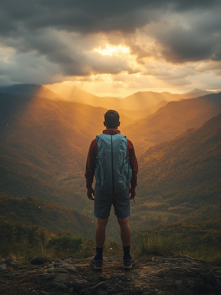 hiking backpack rain cover - Illustration 3