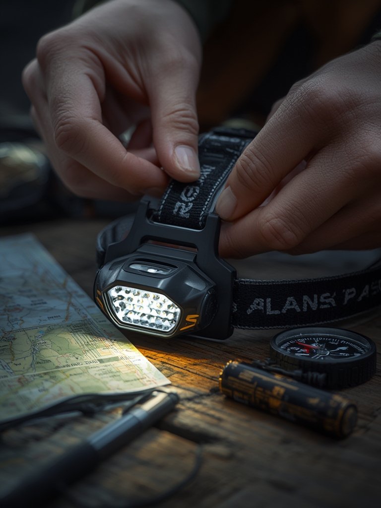 hiking headlamp LED