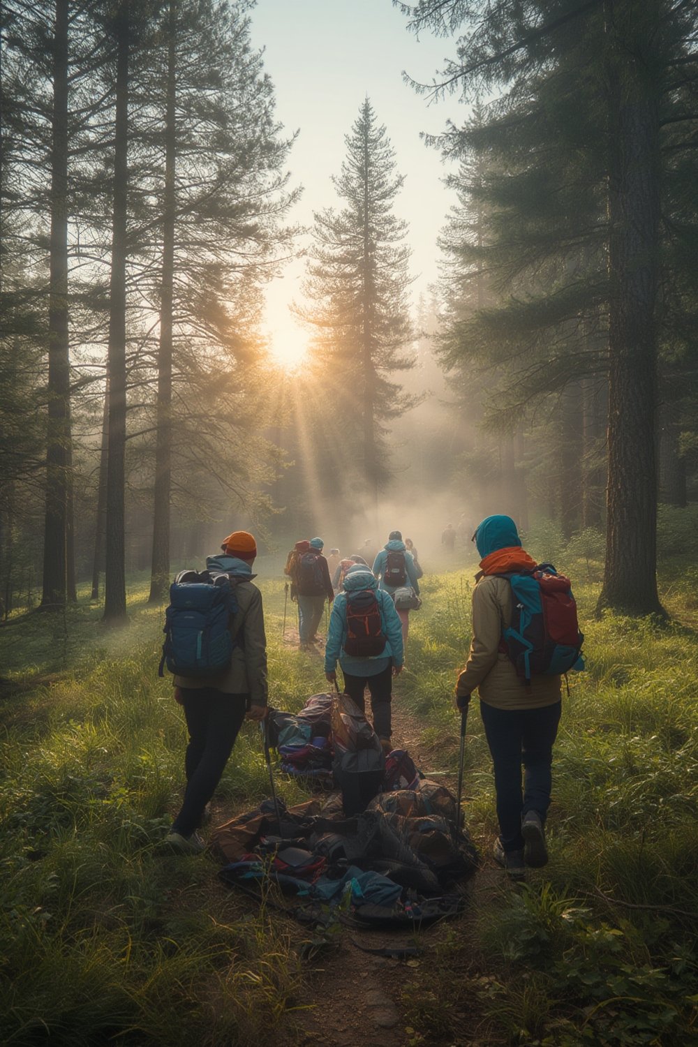 hiking layering system - Illustration 1